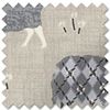 Baa Baa, Charcoal - Roman Blind